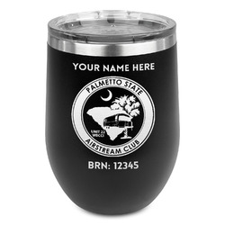 Palmetto State Airstream Club Logo Stemless Stainless Steel Wine Tumbler