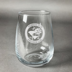 Palmetto State Airstream Club Logo Stemless Wine Glass - Laser Engraved