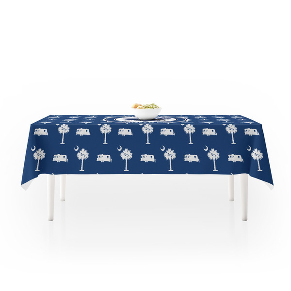 Palmetto State Airstream Club Logo Tablecloths (58"x102") - LIFESTYLE (side view)