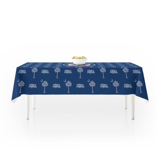 Palmetto State Airstream Club Logo Tablecloths (58"x102") - LIFESTYLE (side view)
