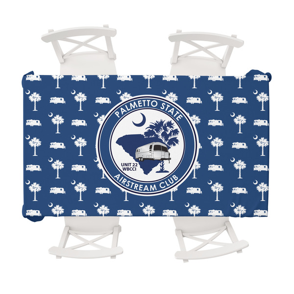 Custom Palmetto State Airstream Club Logo Tablecloth - 58" x 102"