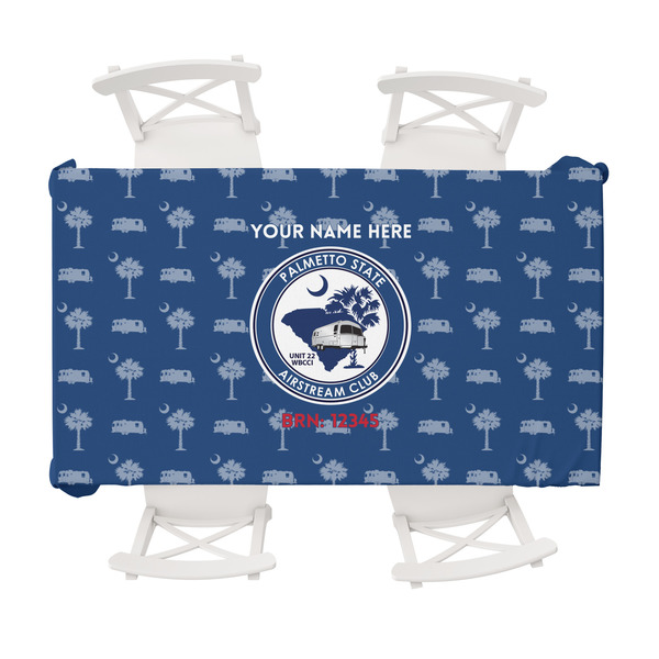 Custom Palmetto State Airstream Club Logo Tablecloth - 58" x 102"