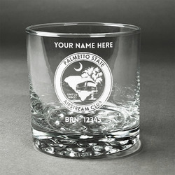 Palmetto State Airstream Club Logo Whiskey Glass - Engraved