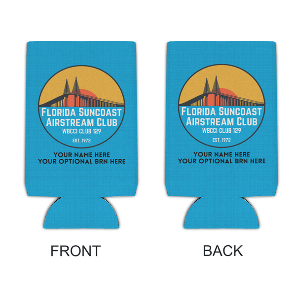 Florida Suncoast Airstream Club Can Cooler - 16oz - Front & Back