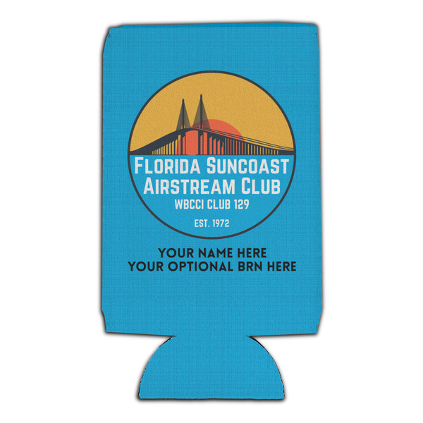 Florida Suncoast Airstream Club Can Cooler - 16oz - Set of 4 - Front