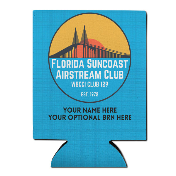 Florida Suncoast Airstream Club Can Cooler - Standard 12oz - Flat Front