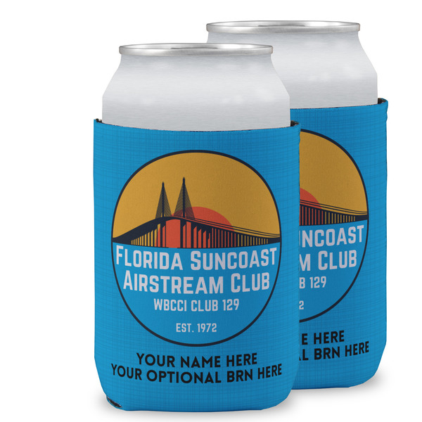 Florida Suncoast Airstream Club Can Cooler - Standard 12oz - Two on Cans