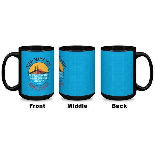 Florida Suncoast Airstream Club Coffee Mug - 15 oz - Black APPROVAL