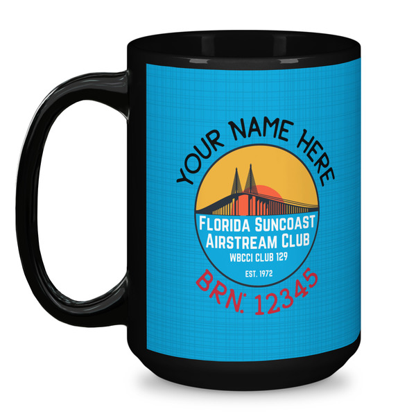 Florida Suncoast Airstream Club Coffee Mug - 15 oz - Black