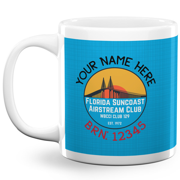 Florida Suncoast Airstream Club Coffee Mug - 20 oz - White