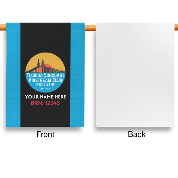 Florida Suncoast Airstream Club Garden Flags - Large - Single Sided - APPROVAL