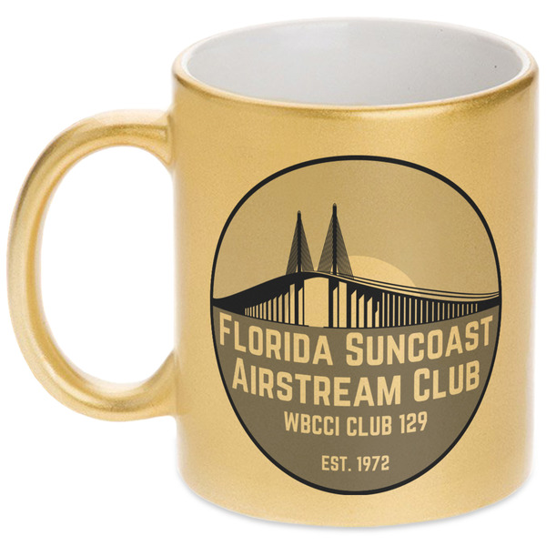 Custom Florida Suncoast Airstream Club Metallic Mug