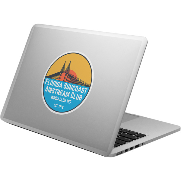 Custom Florida Suncoast Airstream Club Laptop Decal