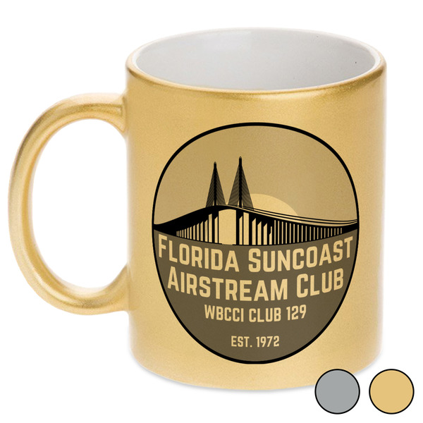 Florida Suncoast Airstream Club Metallic Mugs - Swatches