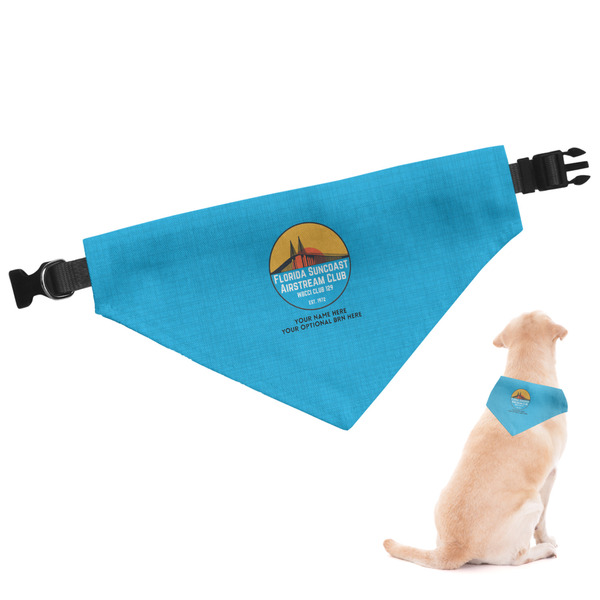 Custom Florida Suncoast Airstream Club Dog Bandana