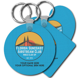 Florida Suncoast Airstream Club Plastic Keychain