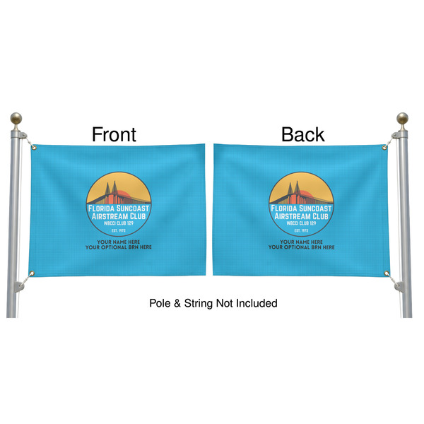 Florida Suncoast Airstream Club Pole Flag (Approval)