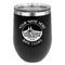 Florida Suncoast Airstream Club Stemless Stainless Steel Wine Tumbler - Black - Double-Sided