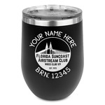 Florida Suncoast Airstream Club Stemless Stainless Steel Wine Tumbler