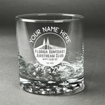 Florida Suncoast Airstream Club Whiskey Glass - Engraved