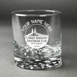 Florida Suncoast Airstream Club Whiskey Glass - Engraved