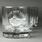 Florida Suncoast Airstream Club Whiskey Glasses - Engraved - Set of 4