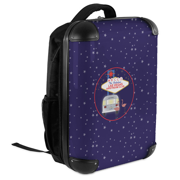 Las Vegas Airstream Club 18" Hard Shell Backpacks - ANGLED VIEW