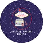 Las Vegas Airstream Club Multipurpose Round Labels - 2"