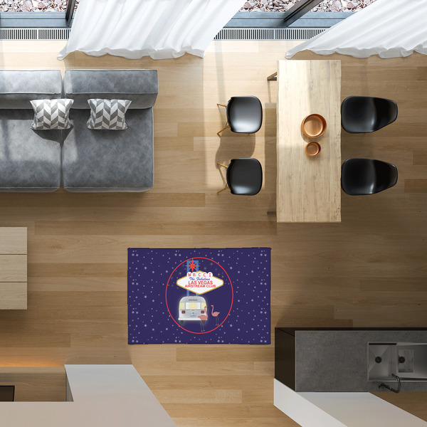 Las Vegas Airstream Club 2'x3' Indoor Area Rugs - IN CONTEXT