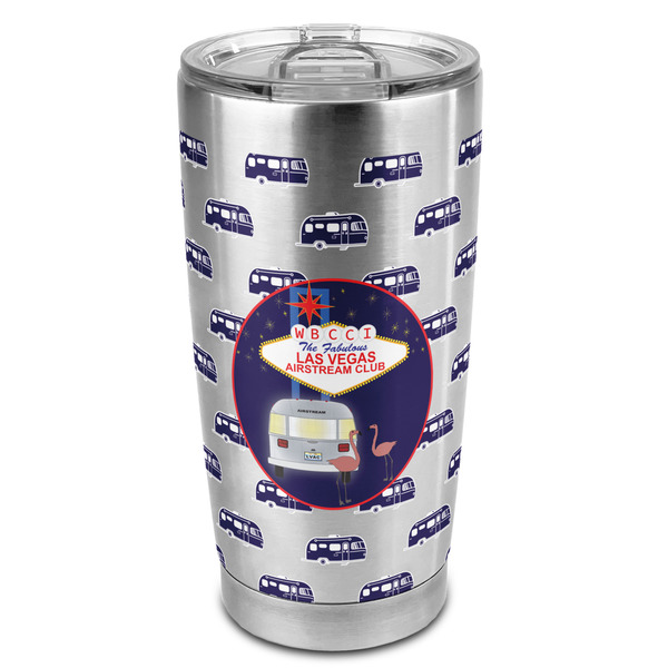 Custom Las Vegas Airstream Club 20oz Stainless Steel Double Wall Tumbler - Full Print