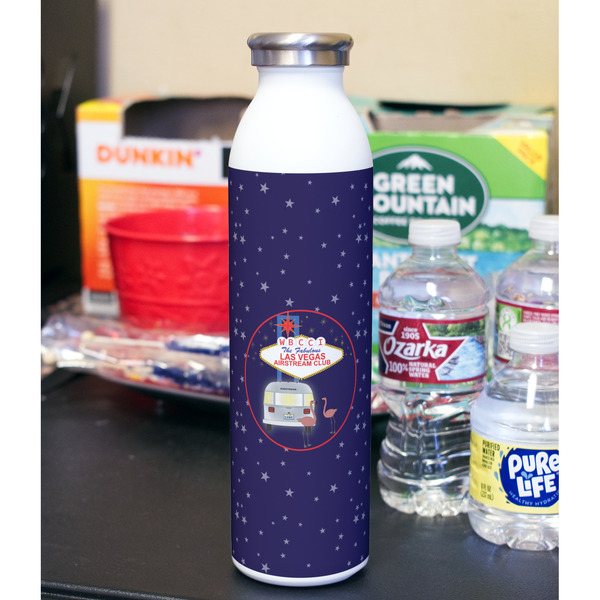 Las Vegas Airstream Club 20oz Water Bottles - Full Print - In Context