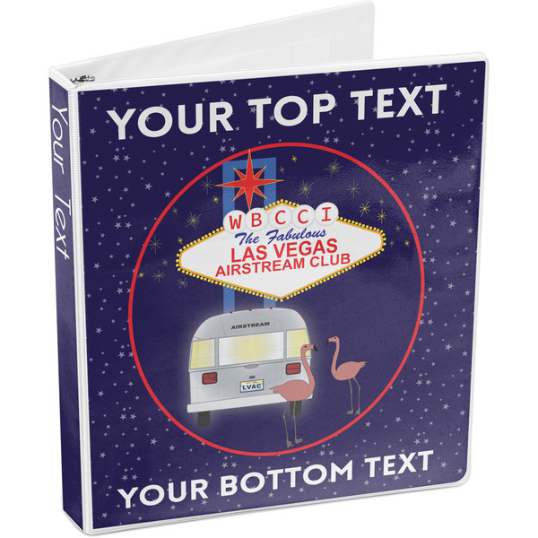 Las Vegas Airstream Club 3-Ring Binder - 1" - Angled
