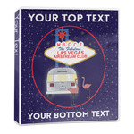 Las Vegas Airstream Club 3-Ring Binder - 1 inch