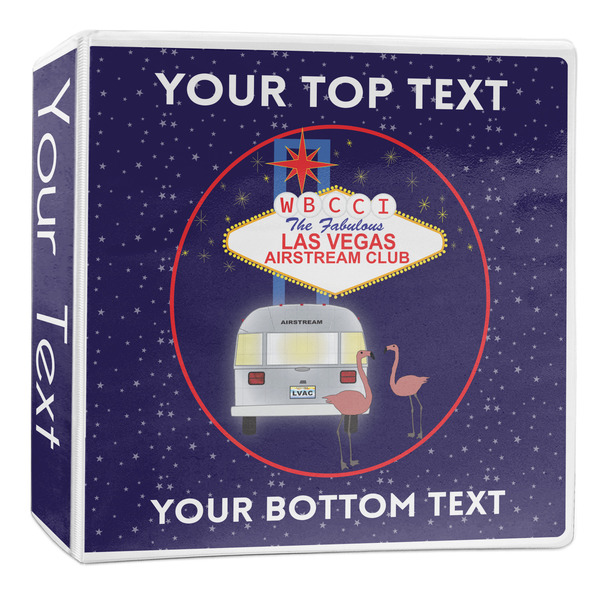 Custom Las Vegas Airstream Club 3-Ring Binder - 2 inch