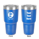 Las Vegas Airstream Club 30 oz Stainless Steel Tumbler - Royal Blue - Double-Sided