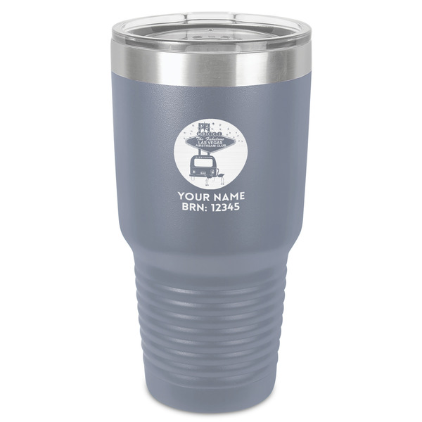 Custom Las Vegas Airstream Club 30 oz Stainless Steel Tumbler - Grey - Single-Sided