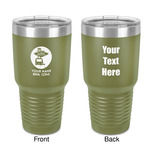 Las Vegas Airstream Club 30 oz Stainless Steel Tumbler - Olive - Double-Sided