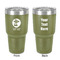 Las Vegas Airstream Club 30 oz Stainless Steel Tumbler - Olive - Double-Sided