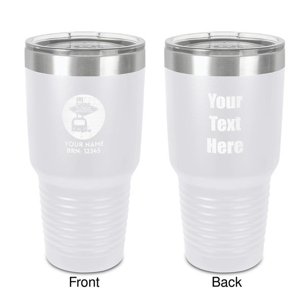Custom Las Vegas Airstream Club 30 oz Stainless Steel Tumbler - White - Double-Sided