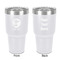 Las Vegas Airstream Club 30 oz Stainless Steel Tumbler - White - Double-Sided