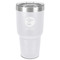 Las Vegas Airstream Club 30 oz Stainless Steel Tumbler - White - Single-Sided