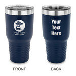 Las Vegas Airstream Club 30 oz Stainless Steel Tumbler - Navy - Double-Sided