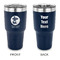 Las Vegas Airstream Club 30 oz Stainless Steel Tumbler - Navy - Double-Sided
