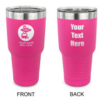 Las Vegas Airstream Club 30 oz Stainless Steel Tumbler - Pink - Double-Sided