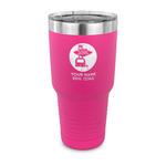 Las Vegas Airstream Club 30 oz Stainless Steel Tumbler - Pink - Single-Sided