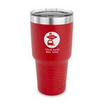 Las Vegas Airstream Club 30 oz Stainless Steel Tumbler - Red - Single-Sided