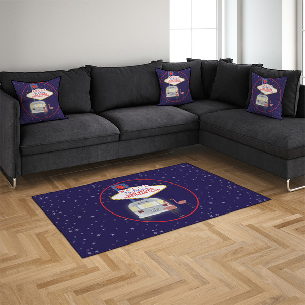 Las Vegas Airstream Club 4'x6' Indoor Area Rugs - IN CONTEXT