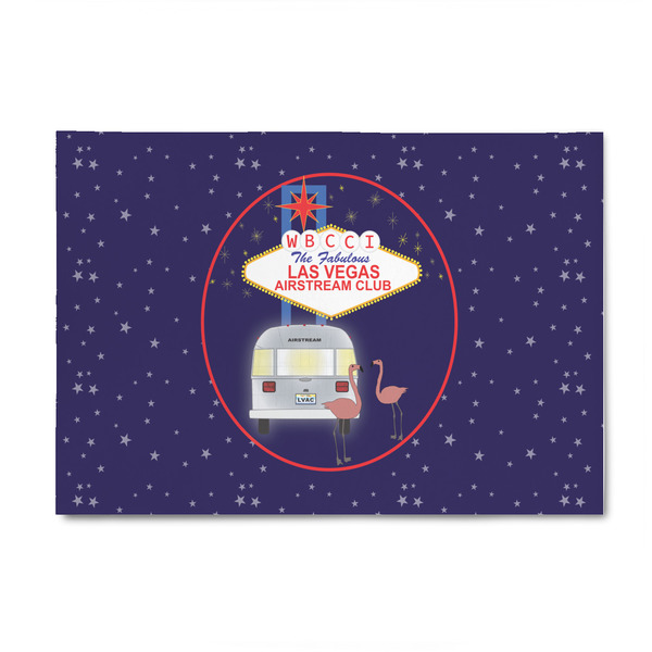 Custom Las Vegas Airstream Club Indoor Area Rug - 4' x 6'