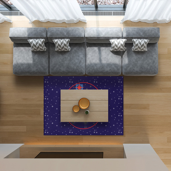 Las Vegas Airstream Club 5'x7' Indoor Area Rugs - IN CONTEXT