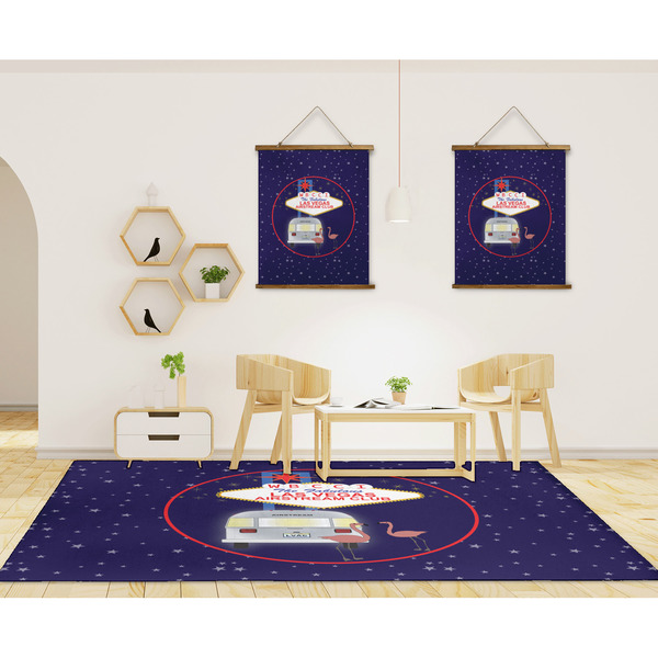 Las Vegas Airstream Club 8'x10' Indoor Area Rugs - IN CONTEXT